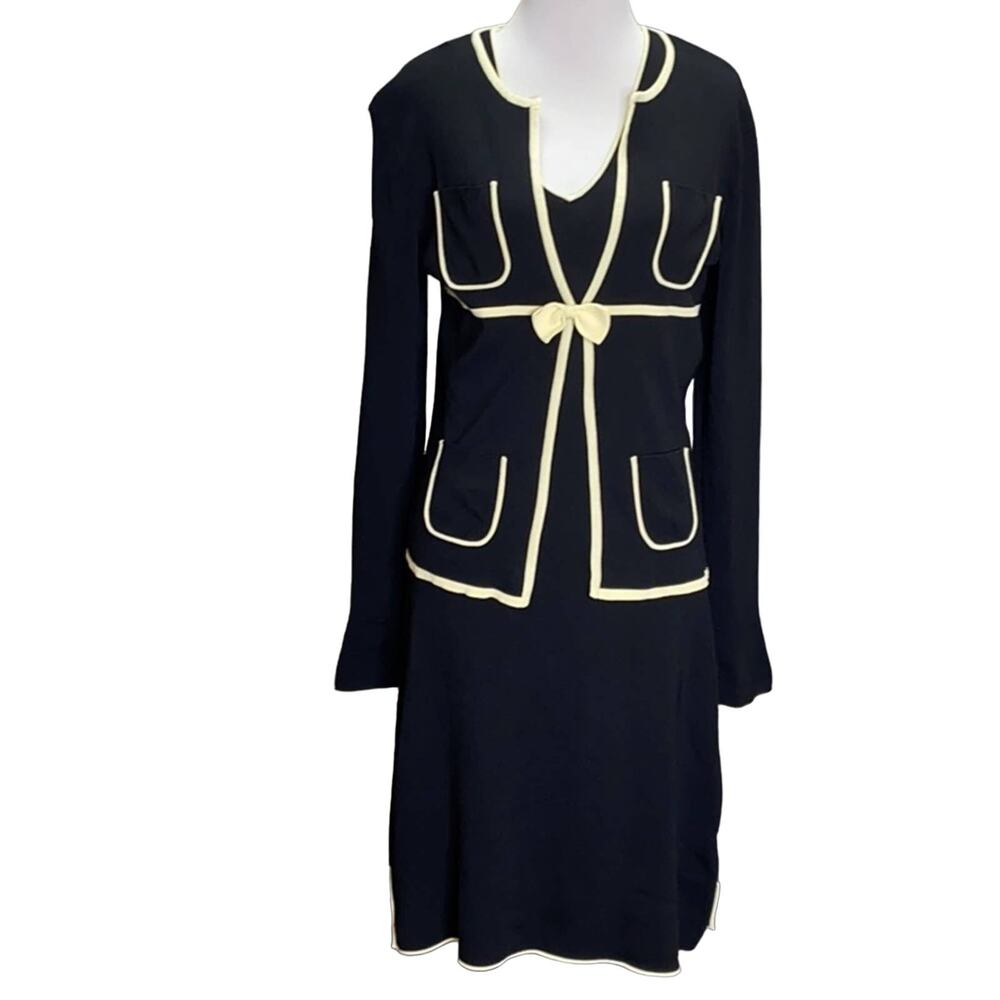 BCBGMaxAzria 2 Piece Knit Dress and Sweater Set MD